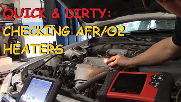 Testing An AFR/O2 Heater Circuit
