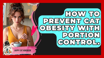 How To Prevent Cat Obesity With Portion Control. - Happy Cat Handbook