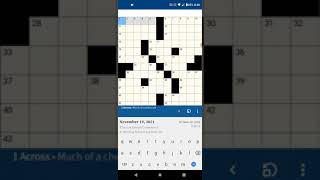 Solving the Joseph Crossword ★ 11/19/2021 (Friday puzzle) screenshot 2