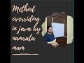 METHOD OVERRIDING IN JAVA
