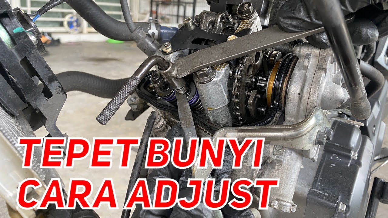 Y16ZR Cara adjust valve clearance (tepet) YouTube