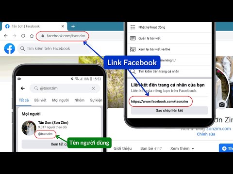 Cách đổi link facebook ngắn gọn (tạo tên người dùng) trên điện thoại Android