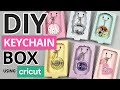 Keychain box template and tutorial  acrylic keychains  cricut tutorials