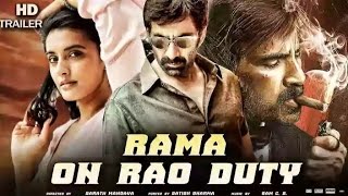 Ramarao On Duty Hindi Trailer Ravi Teja Divyansha Kaushik 2022