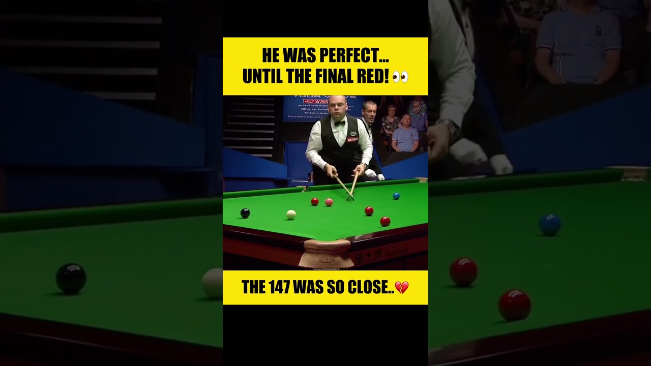 ONE BALL AWAY FROM HISTORY! 🔥 Stuart Bingham's 147 Attempt | 2015 World Championship Final