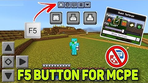 Finally F5 Button Released For Minecraft PE!!