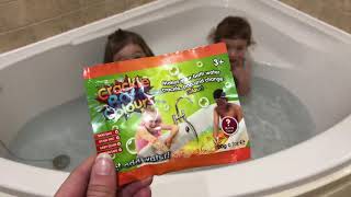 My Three And Me Zimpli Kids Crackle Baff. Gifted Review. Kids Fun Bath Time. Perfect Xmas Gift