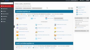 Creación dominios y subdominios con plesk