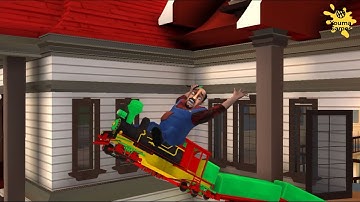 Scary Stranger 3D Wrong Direction Level: The neighbor might not like where this journey is heading