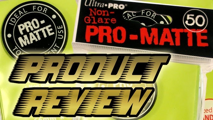 Product Review: Clear Matte Sleeves - Ultra Pro VS Ultimate Guard