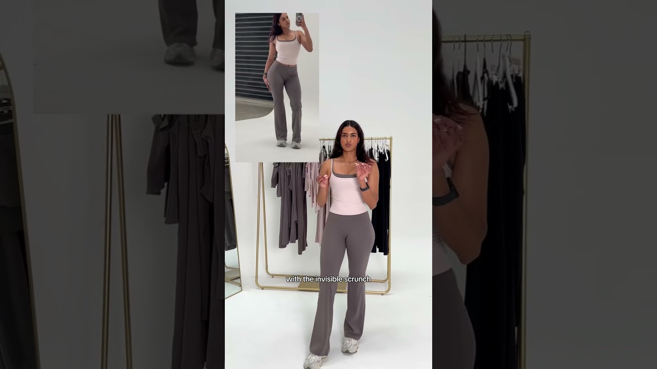 our community reacts to our invisible scrunch leggings 👀🫶