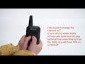 How to switch the vox function of retevis rt15 walkie talkie