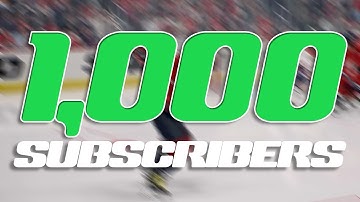 Bedankt voor 1.000 abonnees