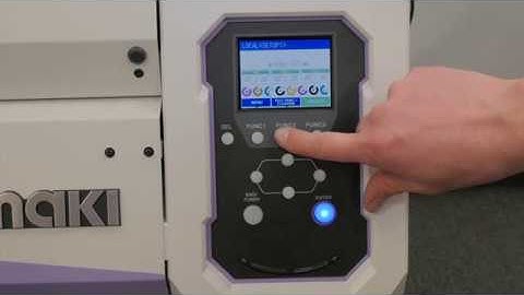 How to perform a test print || Mimaki