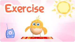 Chick-Chick in ENGLISH - Exercise - Cartoons for Babies