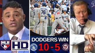Celebrity MLB Network BREAKDOWN Freeman, Pages's EPIC show, lead Los Angeles Dodgers destroys Nationals 10-5 Net Worth