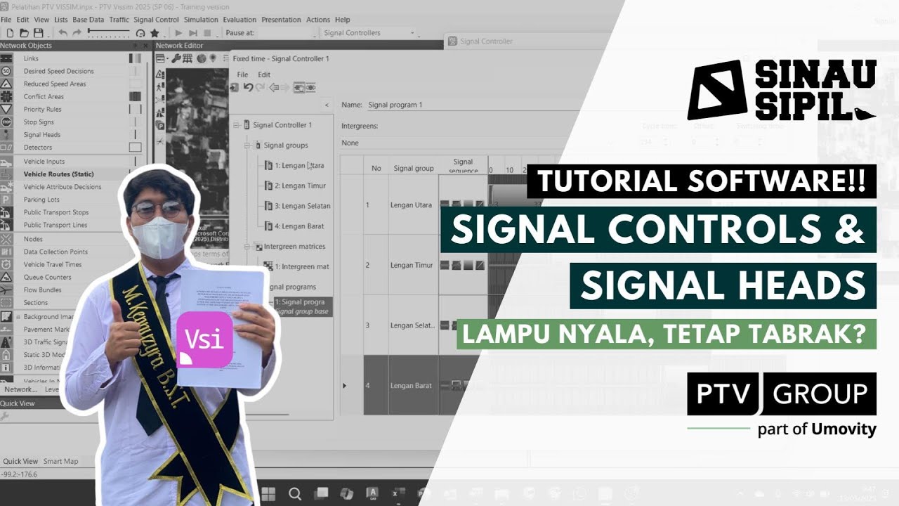 SIGNAL CONTROLS | VISSIM 25 #9 - YouTube