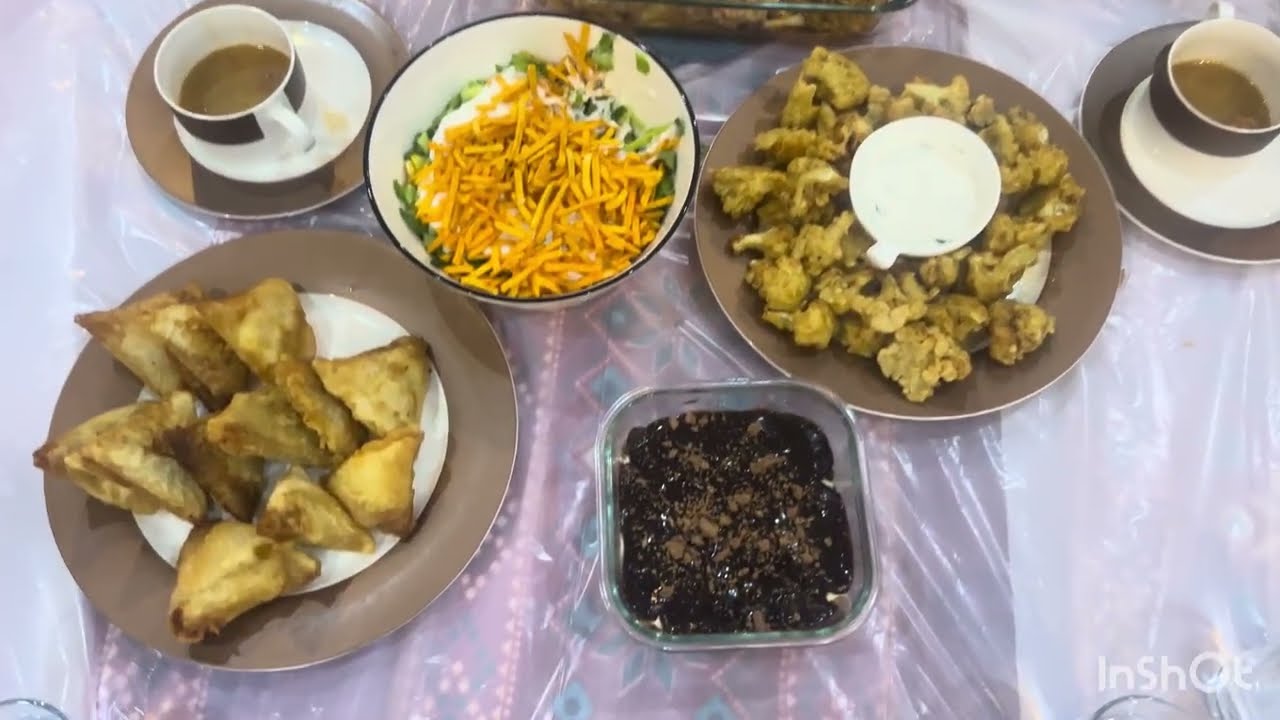 فطورنا اليوم 🥰 والحلا 😋