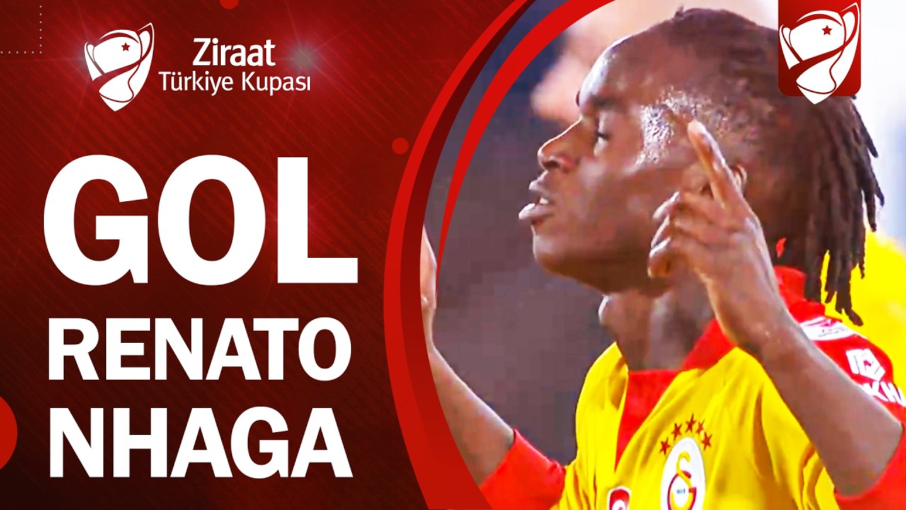 GOL Renato Nhaga | Corendon Alanyaspor 0-2 Galatasaray | Ziraat Türkiye Kupası A Grubu