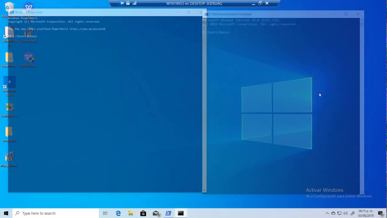 Como poner Powershell Transparente - YouTube