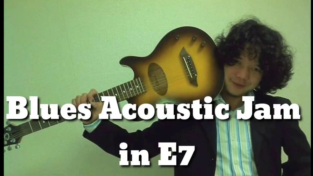 E7 Blues Acoustic Backing Track - YouTube