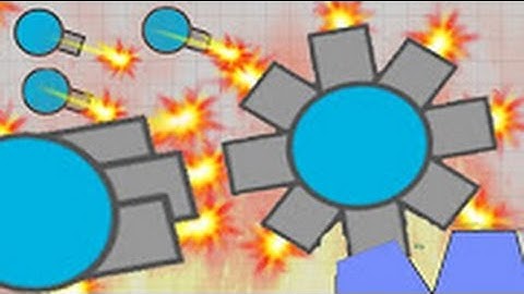 Diep.io - Unbeatable Triplex Tank | Diepio Full Upgrades Gameplay