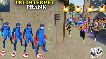 NO INTERNET PRANK | FREE FIRE FUNNY GAMEPLAY | NADIYA FF