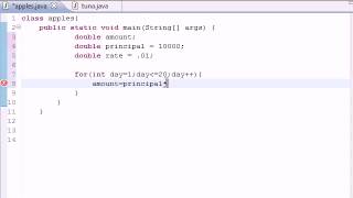 YouTube   Java Programming Tutorial   23   Compound Interest Program