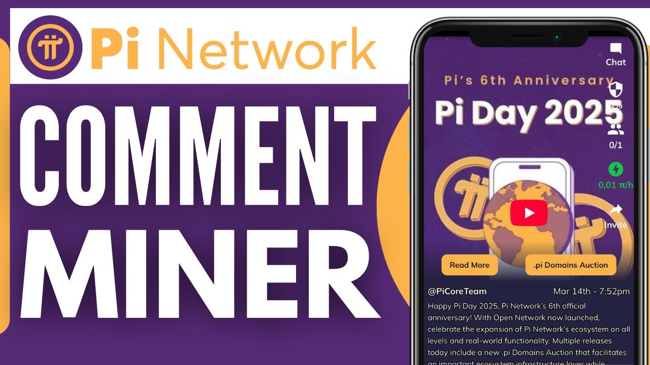 Comment Miner Sur Pi Network - YouTube