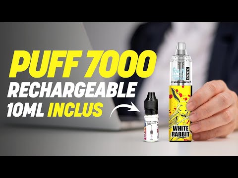 Puff 7000 RandM Tornado x White Rabbit - YouTube