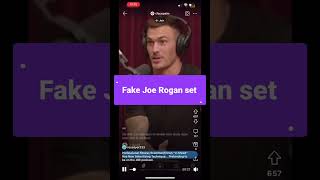 CRINGE V-Shred fakes being on Joe Rogan podcast