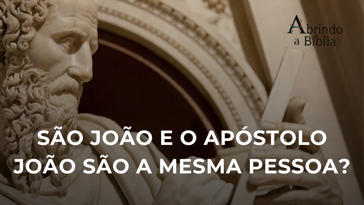 SÃO JOÃO E O APÓSTOLO JOÃO SÃO A MESMA PESSOA?
