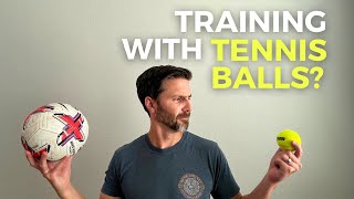 Football drills with TENNIS balls?! TRY THIS… #football #soccer #futbol #soccerdrills #soccerskills screenshot 5