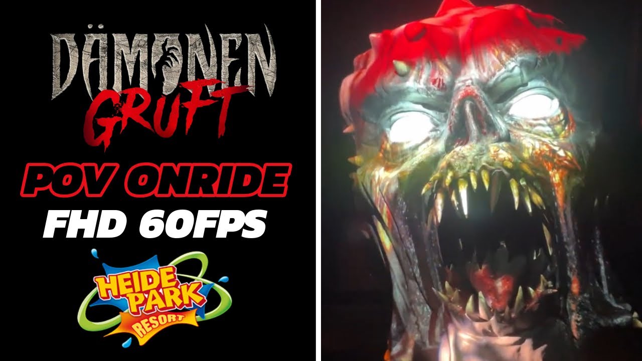Dämonen Gruft at Heide Park | POV OnRide - Full HD 2024 | Preston & Barbieri Tracked Dark Ride