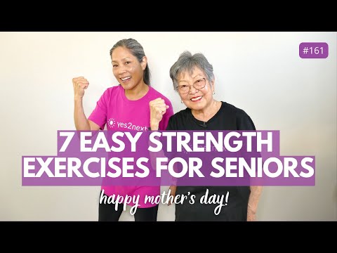 7 Easy Exercises for Seniors || Strength Workout For Beginners