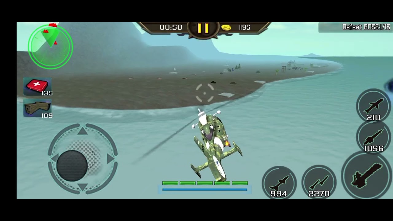 Gunship strike 3d boss airplane lvl 2 - YouTube