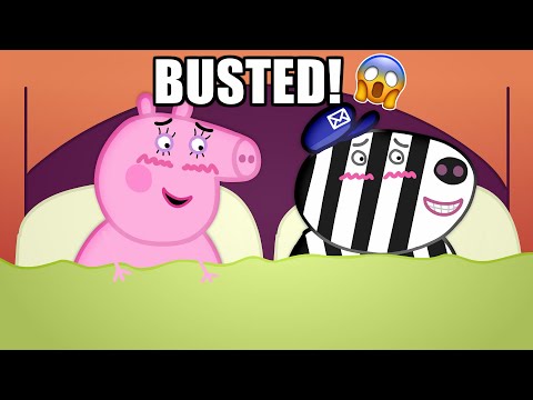 Mummy Pig Caught Cheating Peppa Pig Cartoon Parody 
