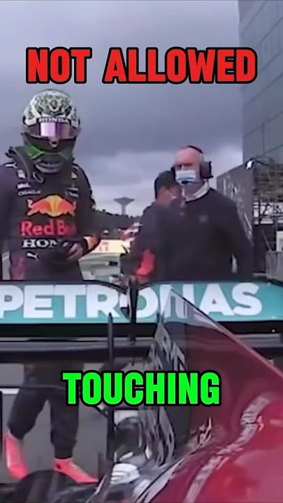 Why are Formula 1 drivers forbidden from touching their cars after the race?