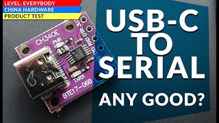 Det Builds Stuff: USB-C To Serial - Is It Any Good?