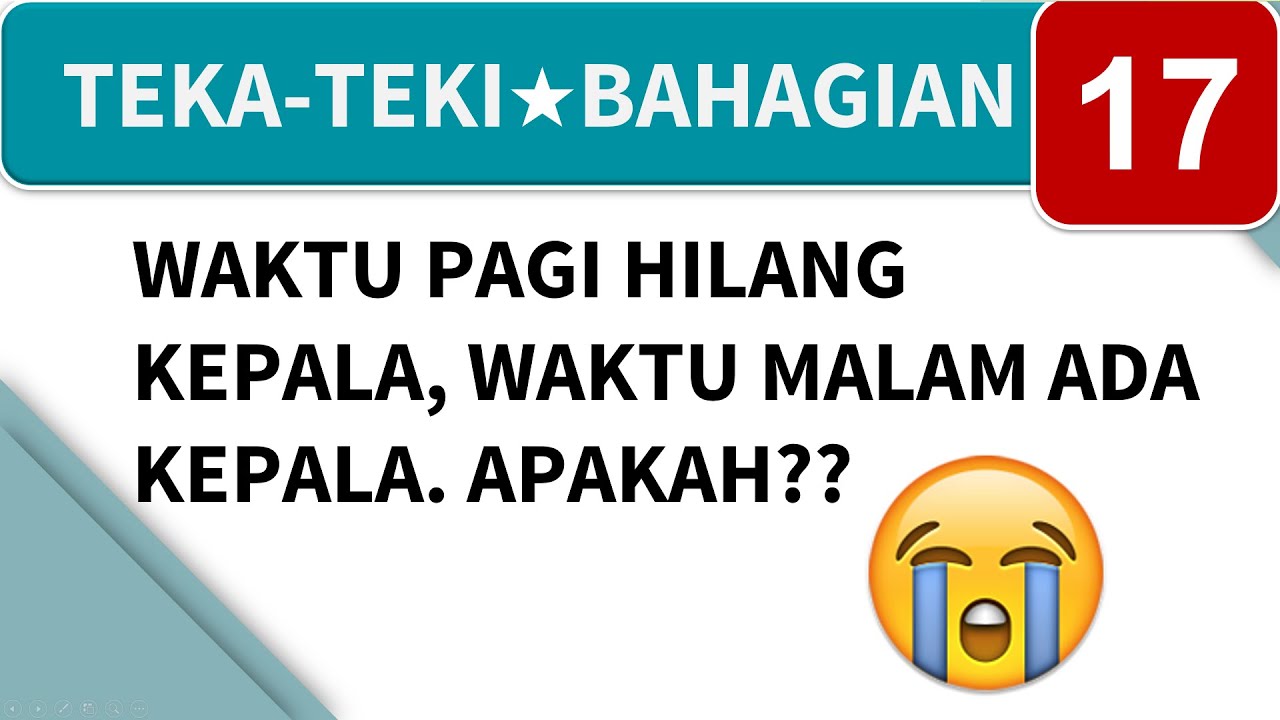 Soalan Kuiz Lawak  Teka Teki Lawak