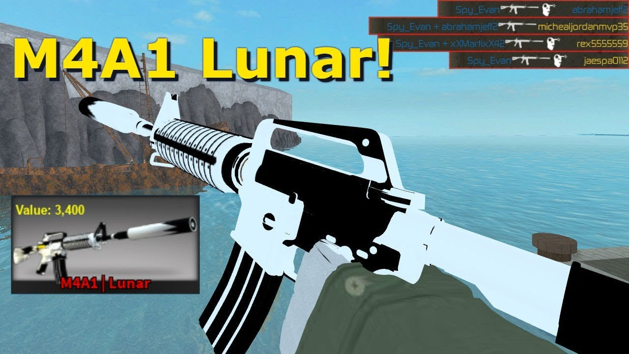 M4a1 Lunar Rare Skin Gameplay Counter Blox - cbro m4a1 s skins roblox