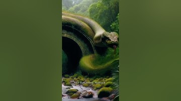 AI Nature Exploration | Amazon Jungle | Ai Giant Python #shorts #trending #wow