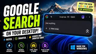 Google App for Windows — The Fastest Way to Search Your PC?