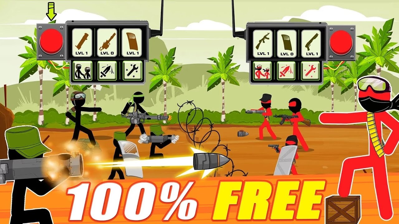 Stickman Army : Team Battle / Android Gameplay HD