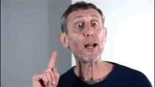 Michael Rosen's Hot food but every time he says Noice it speeds up.