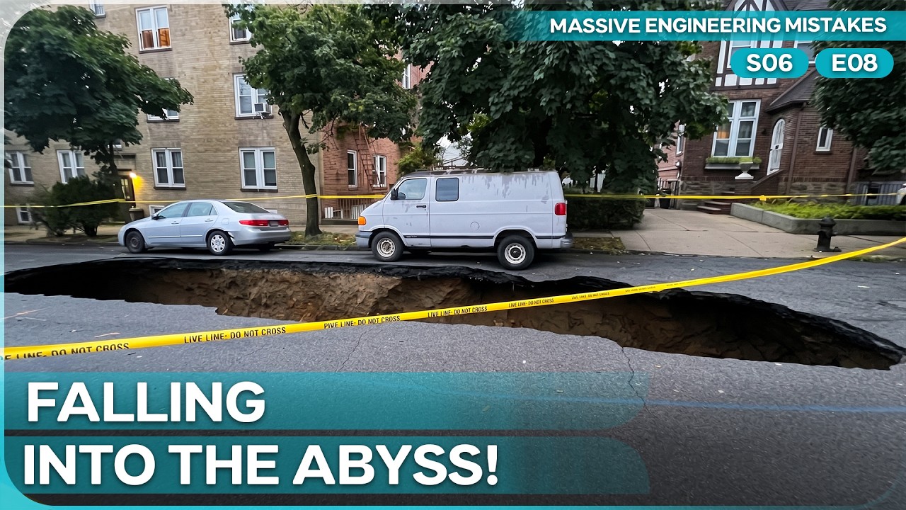 A Giant Sinkhole Swallowed This Entire Street | Massive Engineering Mistakes