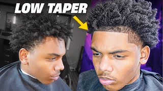 BARBER TUTORIAL:How To Do A Low Taper🔥🤯