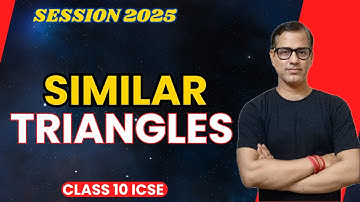 Similar Triangles | Similar Triangles ICSE Class 10 | Similarity ICSE | Maths 2025 |@sirtarunrupani