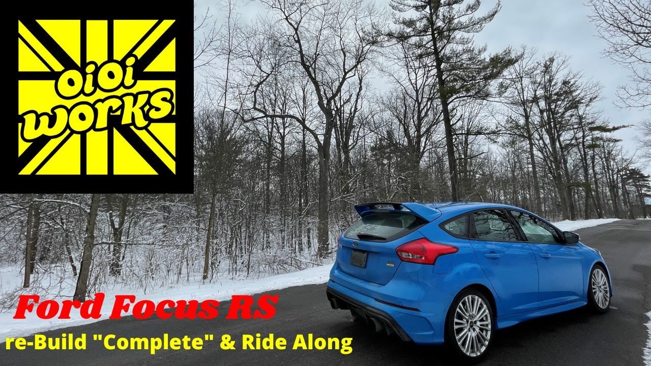 MY WRECKED MOUNTUNE FORD FOCUS RS REBUILD IS FINISHED. FIRST DRIVE