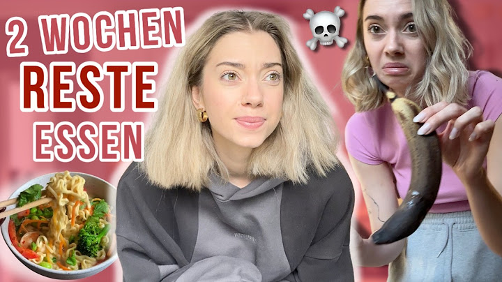 nur noch Reste essen bis alles weg ist.. (wieso ist man sonst nie so kreativ?)